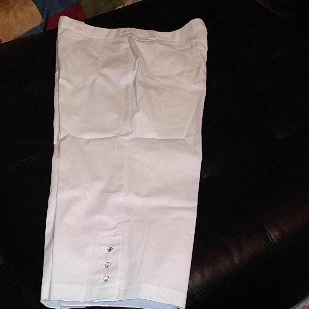 Verve blues white cotton pants